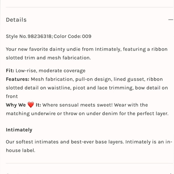 Free People Intimately So Sweet Bikini Black Combo Size Medium NWT - Picture 4 of 8